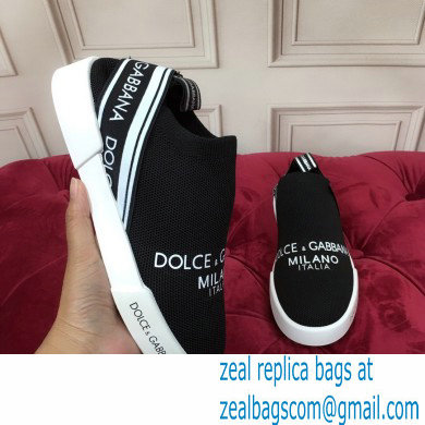 Dolce & Gabbana Slip On Sneakers with Logo 01 2021